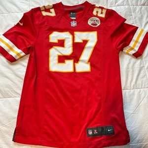 Kansas City Chiefs #27 Hunt Football NFL Jersey